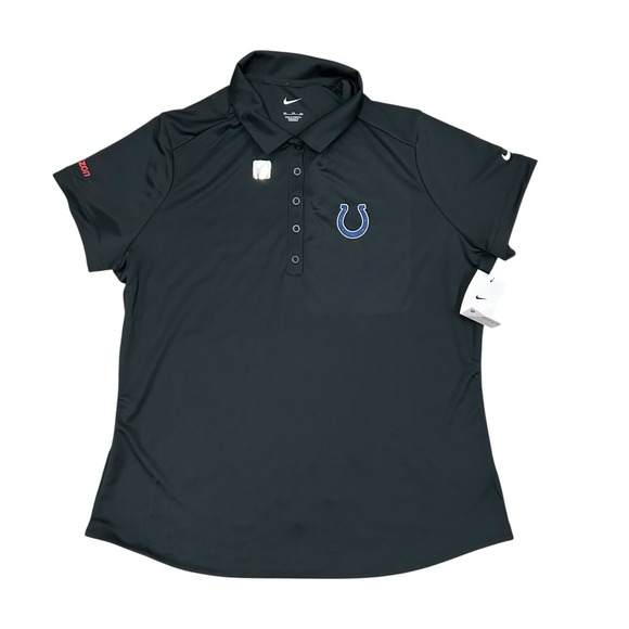 Nike Indianapolis Colts Jersey Womens XXL Performance Golf Black New with Tags - Picture 1 of 13
